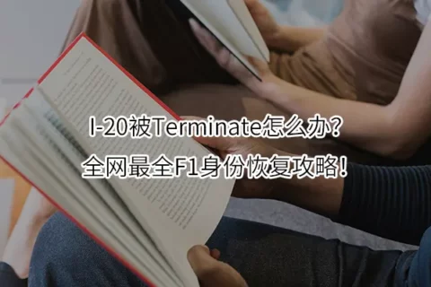 I-20被Terminate怎么办？全网最全F1身份恢复攻略！