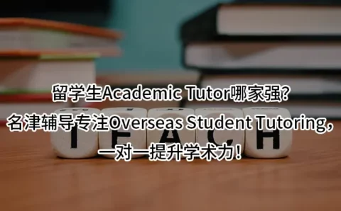 留学生Academic Tutor哪家强？名津辅导专注Overseas Student Tutoring，一对一提升学术力！
