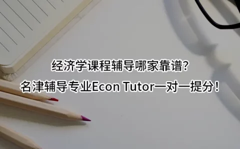 经济学课程辅导哪家靠谱？名津辅导专业Econ Tutor一对一提分！